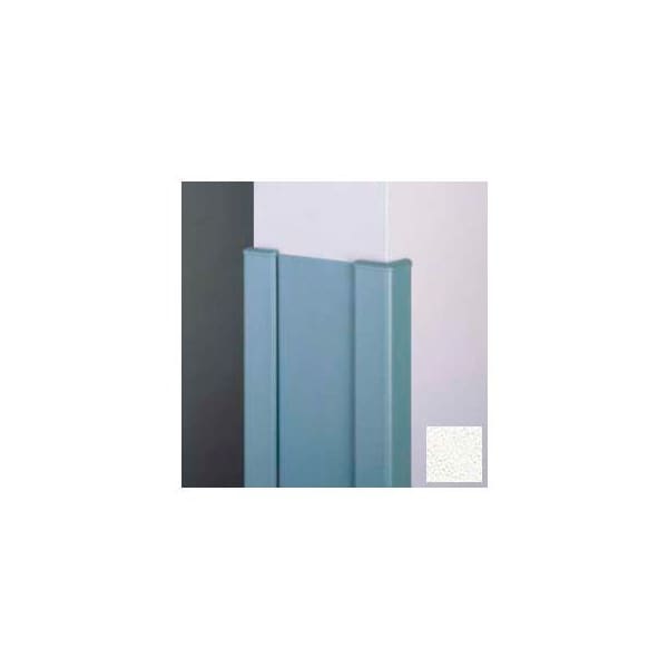Pawling Surface Mounted End Wall 90Deg Corners, 2'' Wings, 8'H W/Caps, 6"W, WH Sand, Recycled Vinyl CG-11R-8-541 - main
